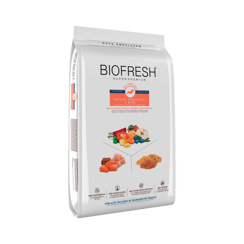 Ração Biofresh Cães Filhotes Raças Pequenas e Mini - 10,1kg