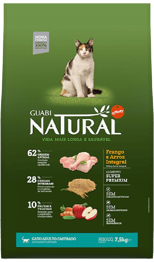 Racao-Guabi-Natural-para-Gatos-Adultos-Castrados-sabor-Frango-e-Arroz-Integral---75kg-29347